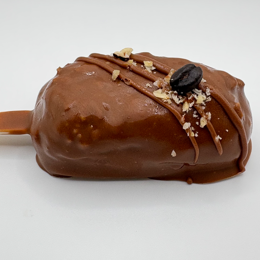 Cheesecake sur bâton Café noisette croustillant