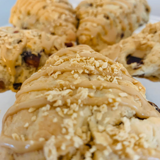 Scone datte, pacane et érable